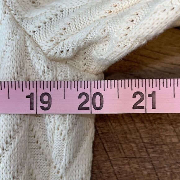 Fortela Womens Two Button Notch Lapel Long Sleeve Knit Blazer Cream Size 10 US 4 - Picture 11 of 13